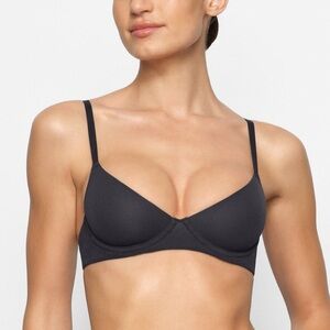 NEW Skims Fits Everybody Unlined Demi Bra Onyx 36DD  NWOT